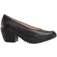 Fly London WALO988FLY Leather Court Slip-on Low-heel Womens Shoes