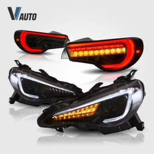 VLAND LED Headlights Sequential For Toyota 86/Scion FRS/Subaru BRZ +Tail Lights - Picture 1 of 24