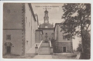 ANTICA CARTOLINA DI MONTESENARIO - FIRENZE - PIAZZALE E FACCIATA - PIC. FORMATO - Foto 1 di 1