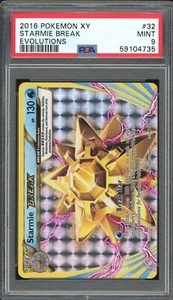 2016 Pokemon Evolutions Starmie Break #16 PSA 9 MINT - Picture 1 of 2