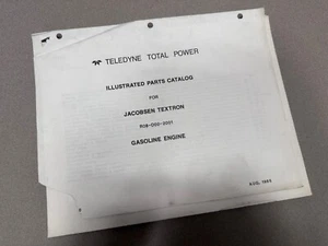 Jacobsen Teledyne R08-D00-2001 Engine Parts Manual Wisconsin Robin TTP50000 - Picture 1 of 3