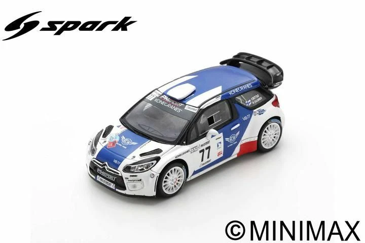 SPARK MODEL SF170 CITROEN DS3 WRC N.77 WINNER R.COTE D'AZUR 2019 V.BOTTAS-M.SALM - Immagine 1 di 1