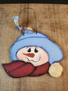 Weihnachtsschmuck Schneemann Holz Urlaub Handarbeit? - Bild 1 von 5