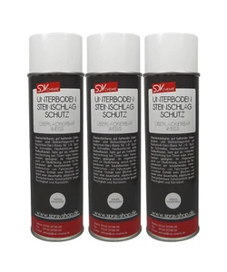 Unterbodenschutz Spray WEISS 3x 500ml Steinschlagschutz ÜBERLACKIERBAR UBS - Bild 1 von 2