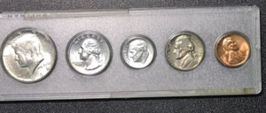 1964 Birth Year Uncirculated 5-Coin Silver Coin Set in Whitman Holder - Picture 1 of 7