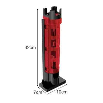 Caja de aparejos de pesca de 19,5 L multifunción de gran capacidad soporte de caña taza Foto 1 de 4