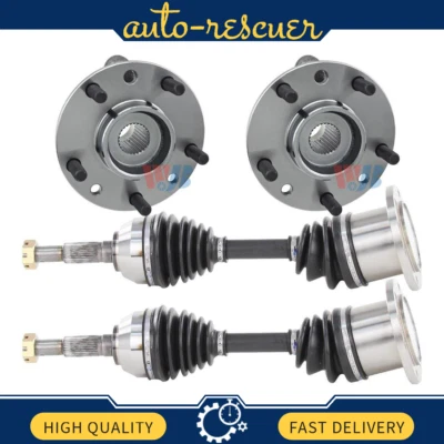 CV Axle Shaft + Wheel Hub Bearing For Chevrolet S10 1986 1987 1988 1989 1990 - Image 1 of 4