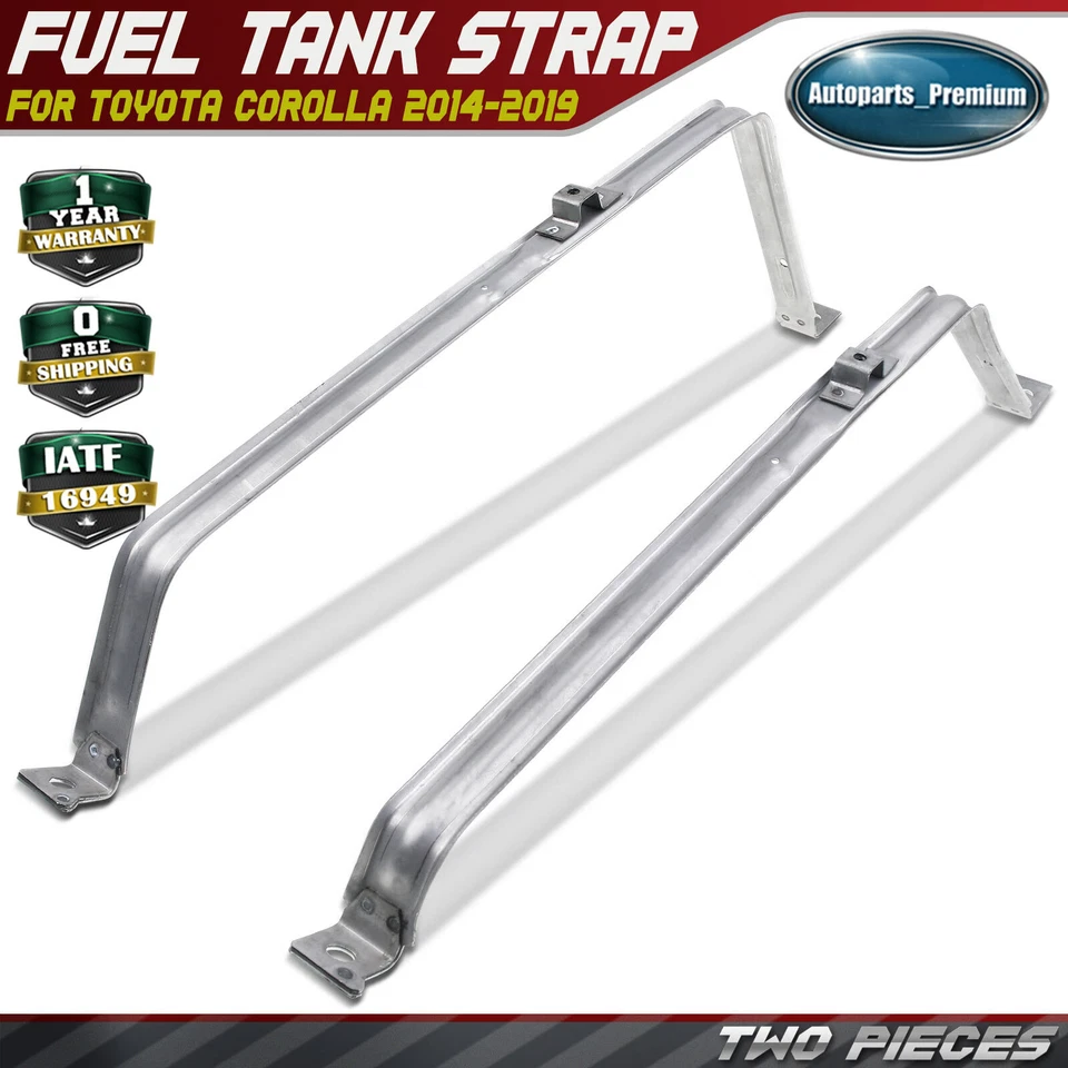 2x Correa de tanque de combustible para Toyota Corolla 2014 2015 2016 2017 2018 2019 L4 1,8 L 2,0 L Foto 1 de 4