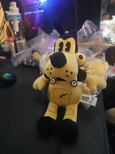 Bendy and the Ink Machine "Boris the Wolf" Plush Toy - Black & Yellow - PhatMojo - Picture 1 of 3