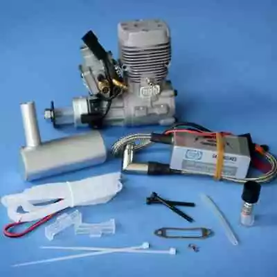 Gasoline Petrol Engine 9CC 2-Stroke RC Model Airplane Remote Control Toy Parts - Image 1 of 4