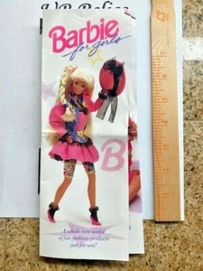 Vintage  Barbie Mattel Pamphlet Manual Doll Toy Booklet catalog BROCHURE 1991 92 - Picture 1 of 3