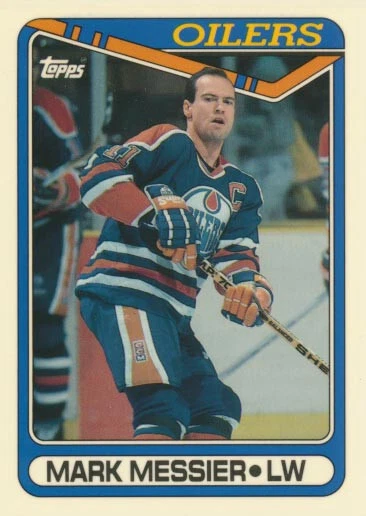 1990-91 Topps Tiffany #130 MARK MESSIER - Edmonton Oilers - Bild 1 von 1
