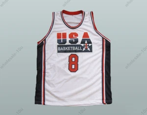Camiseta deportiva de baloncesto Scottie Pippen 8 EE. UU. PERSONALIZADA 1 cosida S-6XL - Imagen 1 de 3