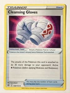 Cleansing Gloves 136/172 Uncommon Brilliant Stars Pokemon NM/M Pack Fresh - Picture 1 of 4