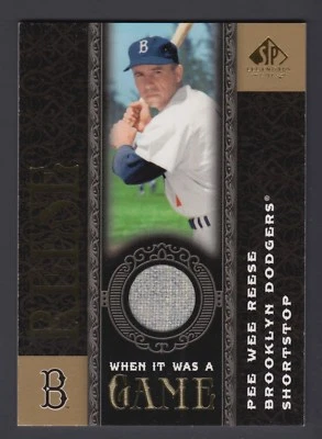 Pee Wee Reese 2007 SP Legendary Cuts When it was a Game GU Uniform Card - Image 1 of 2