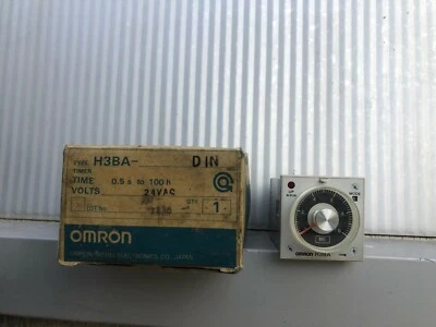 Omron temporizador H3BA-DIN, tiempo: 0,5s-100h, voltios: 24vAC - Imagen 1 de 4