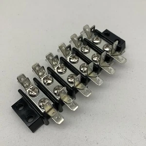Kulka 602 Double Row Barrier Terminal Block 3-Blade Contacts 30A 6-Circuit/Pole - Picture 1 of 12