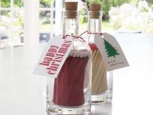 BOTELLA DE VIDRIO DE FUEGO VINTAGE DE LUJO DE LUJO PARA BODA ROJA FIESTA DE VERANO HOGAR - Imagen 1 de 10