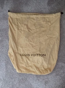 Original Louis Vuitton Tasche. Kordelzugbeutel. Creme Und Braun. - Bild 1 von 1