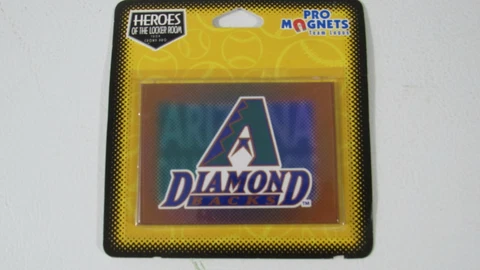 ARIZONA DIAMOND BACKS MLB Licensed Baseball fridge locker magnet 3.5 x 2.5 NOS Cover