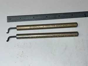 Set of 2 Umpco Inc Model 500 BURR Qwik Machinist De-burr Tools Made in USA - Picture 1 of 3