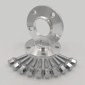 Espaciadores de rueda BMW 2x12 mm, 5x120, 72,6 CB + pernos para BMW F10 F11 F12 F13 F20 - Imagen 1 de 13