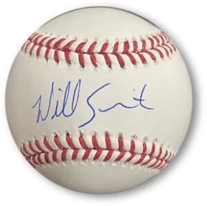 Will Smith Signed Autograph MLB Baseball Rawlings Ball Dodgers Fanatics