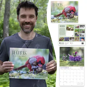 2025 Becorns Calendar Nature&Birds Theme THE ART OF -DAVID M BIRD Wall Calendar - Picture 1 of 7