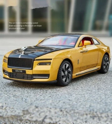 1:24 Rolls Royces Spectre Metal Charging Alloy Luxy New Energy Car Model Diecast - Image 1 of 4