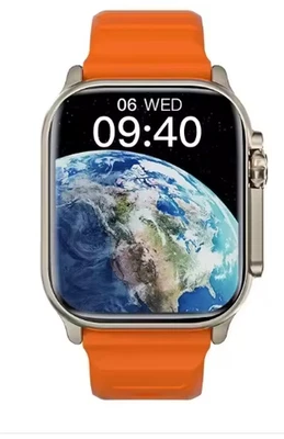 Reloj inteligente 2024 T10 U2 serie 8 Bluetooth llamada fitness GPS 2,2 pulgadas (naranja) Foto 1 de 3