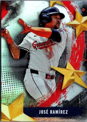 2025 Topps Stars of MLB Jose Ramirez Cleveland Guardians #SMLB-20 - Image 1 of 2