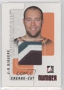 2007-08 ITG Between the Pipes Crease-Cut Number Jean-Sebastien Giguere #CCN-45 - Picture 1 of 3