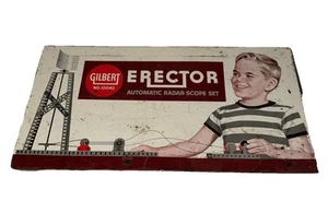 Vintage 1959 Gilbert Erector Set: Automatic Radar Scope 10042, Box + einige Teile - Bild 1 von 9