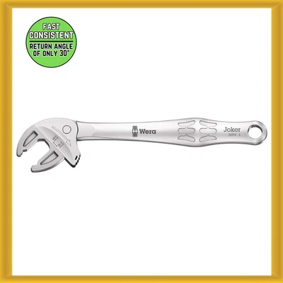 Wera L Self-Setting Adjustable Wrench: 16 – 19mm, 5/8" – 3/4" (05 020101 001) - Image 1 of 4