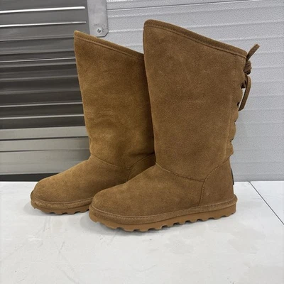 Bearpaw Phylly женщин размер 5 коричневый классический открытый замши на шнуровке зимние ботинки - Изображение 1 из 4