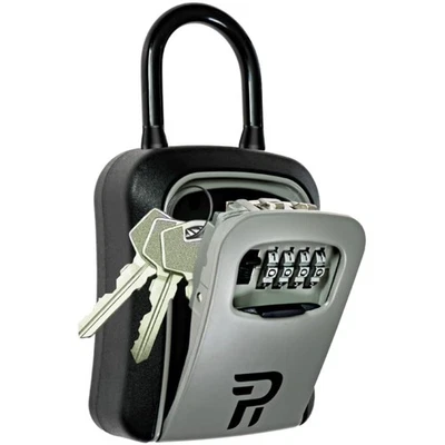 Durable Combination Lockbox for Outdoor Key Storage - Water Resistant Security - Image 1 of 4