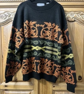 Vintage Gitano Sportswear 80s Geometric Style Sweater - Picture 1 of 5