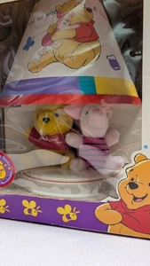 NUEVA Lámpara de Noche de Peluche Vintage Disney Pooh & Piglet Luz - Imagen 1 de 11