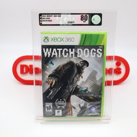 XBOX 360 Game WATCH DOGS - VGA GRADED 80 NM SILVER! NEW & Factory Sealed!