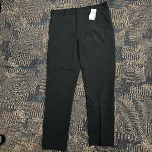 Pantalones elásticos de nailon de golf RLX Ralph Lauren negros para hombre talla 36x34 nuevos con etiquetas - Imagen 1 de 8