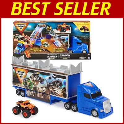 Monster Truck Transforming Hauler Playset with El Toro Loco - Image 1 of 4