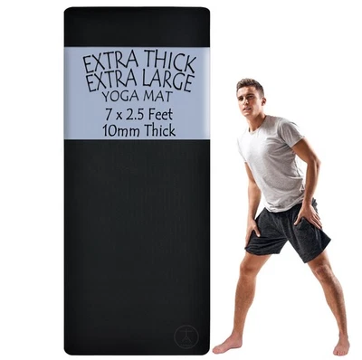 Tatago Large Yoga Mat Thick & Long for Home Workout. 84x30 (1/2 in) Exercise Mat - Image 1 of 4