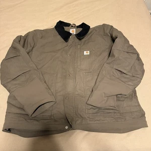 EUC Carhartt Jacke Herren XXL Full Swing Ripstop Canvas isoliert Cordkragen - Bild 1 von 11