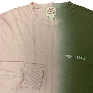 Suéter Brooks Brothers Rojo Polar Para Hombre Mediano Rosa Verde Pullover Manga Larga - Imagen 1 de 9