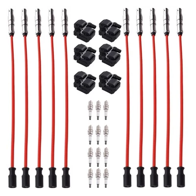 UF359 Ignition Coil Spark Plug Wire Kit for Mercedes Benz C280 C320 E320 ML320 - Изображение 1 из 4