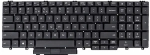 DE444 Key for keyboard Dell Latitude 5500 5501 5510 Precision 3541 3550 3551 - Picture 1 of 2