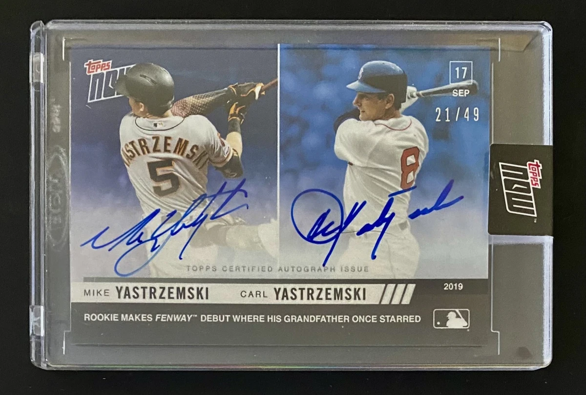 Carl Yastrzemski Autographed Baseball Cards for sale | eBay