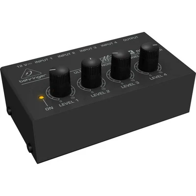 Behringer Micromix MX400 Ultra Low-Noise 4-Channel Line Mixer, 4.7 kOhms Input I - Image 1 of 4