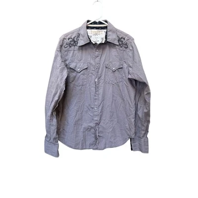 Guess - Men’s Button Down Shirt - Medium - Y2K Embroidered - Image 1 of 4