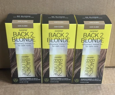 Paquete de 3 correctores de raíces EVERPRO Back to 2 rubios RUBIO OSCURO para raíces oscuras Foto 1 de 4